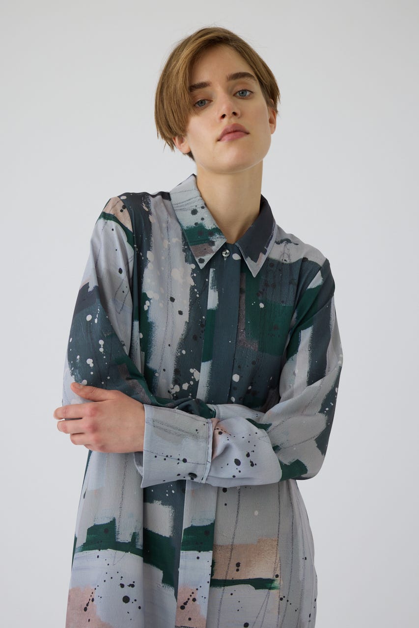 9/16- order start U-art shirt dress GRN 36