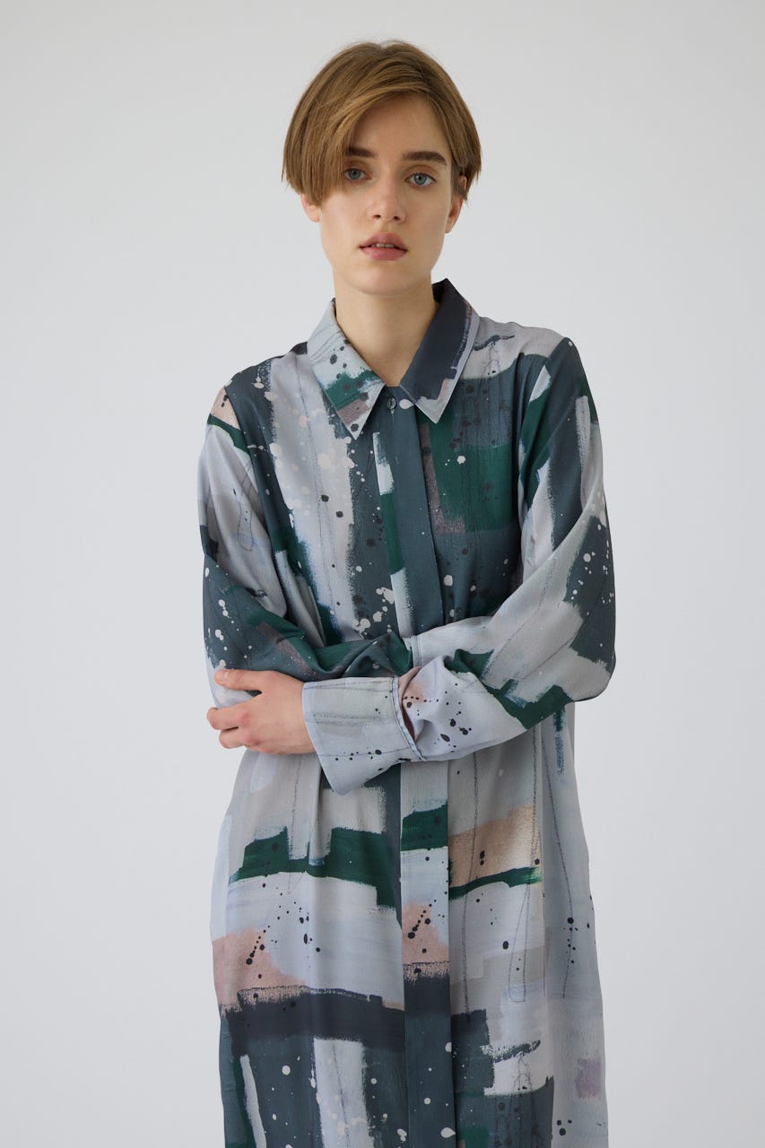 9/16- order start U-art shirt dress GRN 36