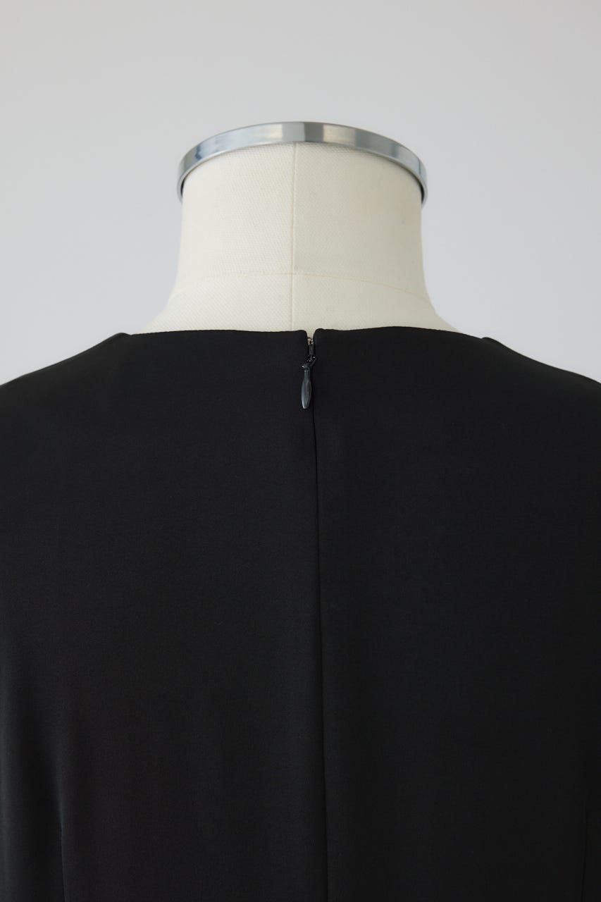 【26FW PRE ORDER】Back flap noble dress BLK 36