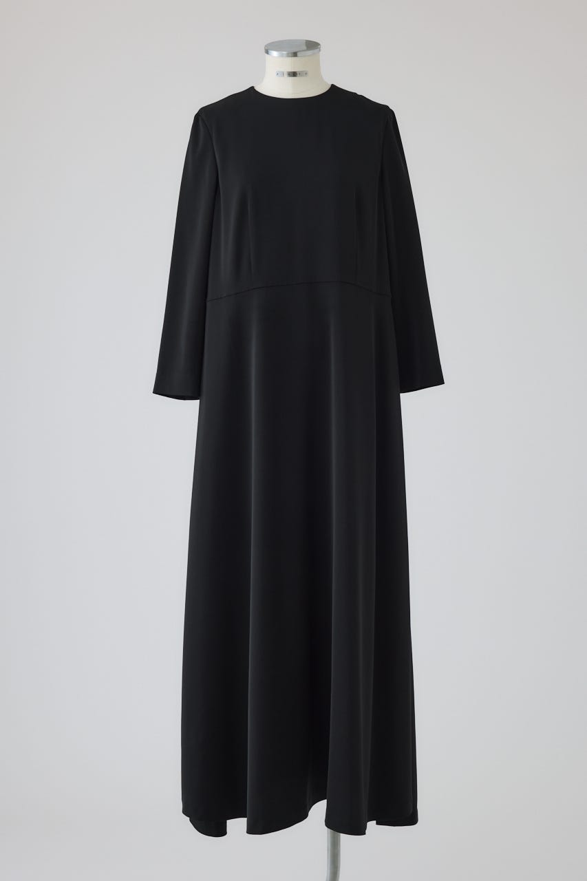 【26FW PRE ORDER】Back flap noble dress BLK 36