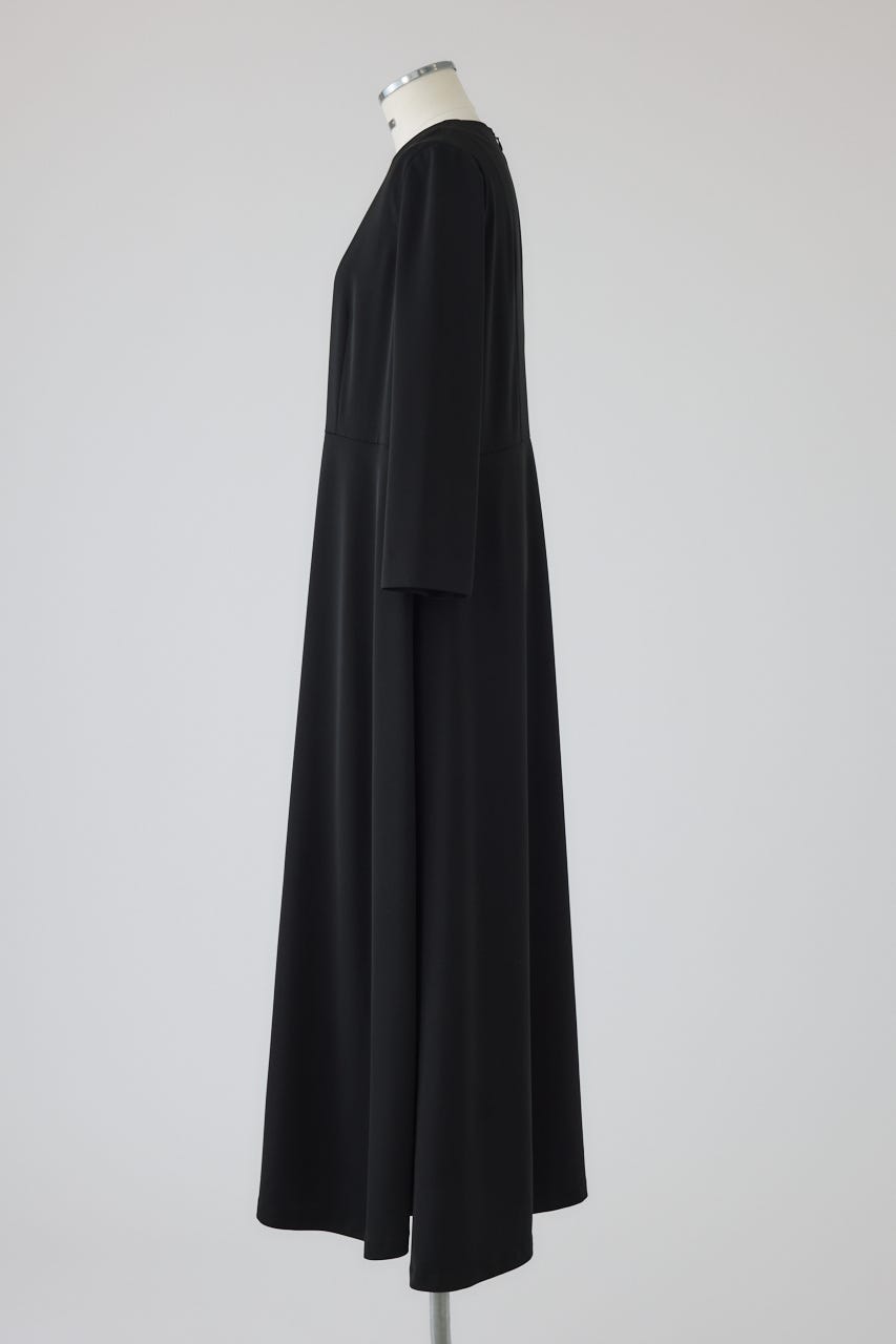 【26FW PRE ORDER】Back flap noble dress BLK 36