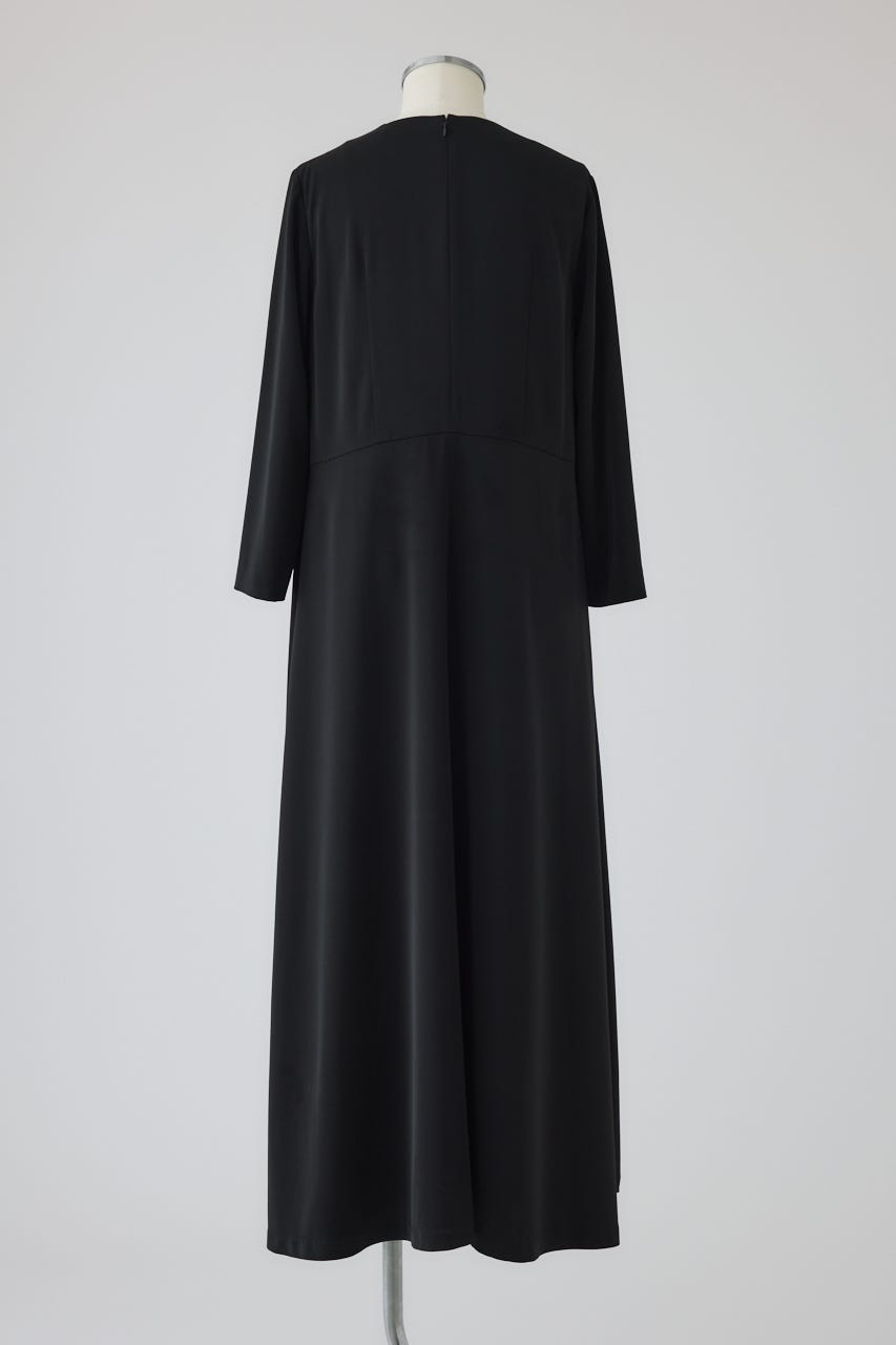 【26FW PRE ORDER】Back flap noble dress BLK 36