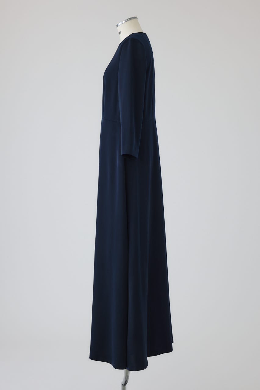 【26FW PRE ORDER】Back flap noble dress NVY 38