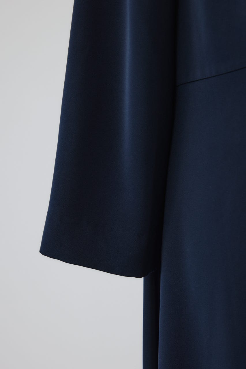 【26FW PRE ORDER】Back flap noble dress NVY 38