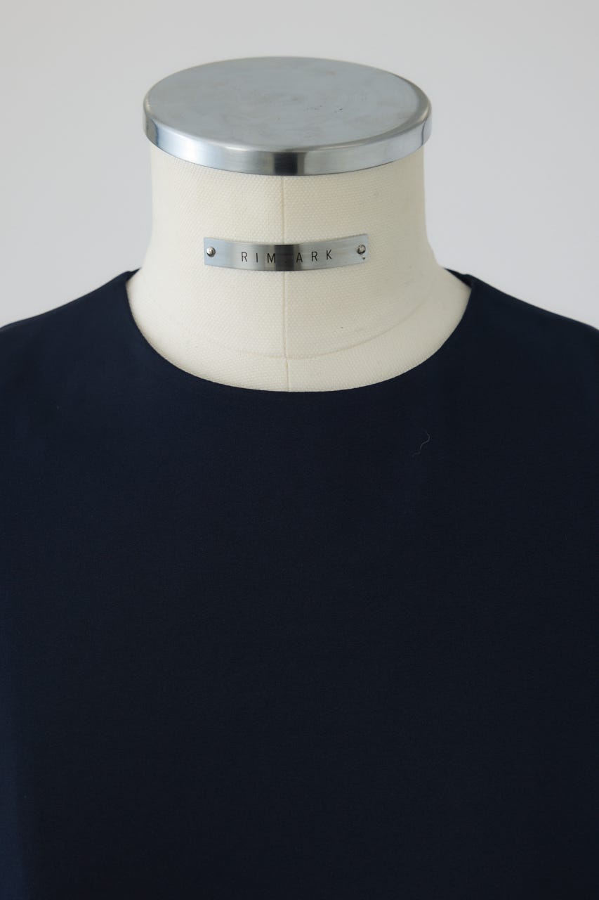 【26FW PRE ORDER】Back flap noble dress NVY 38