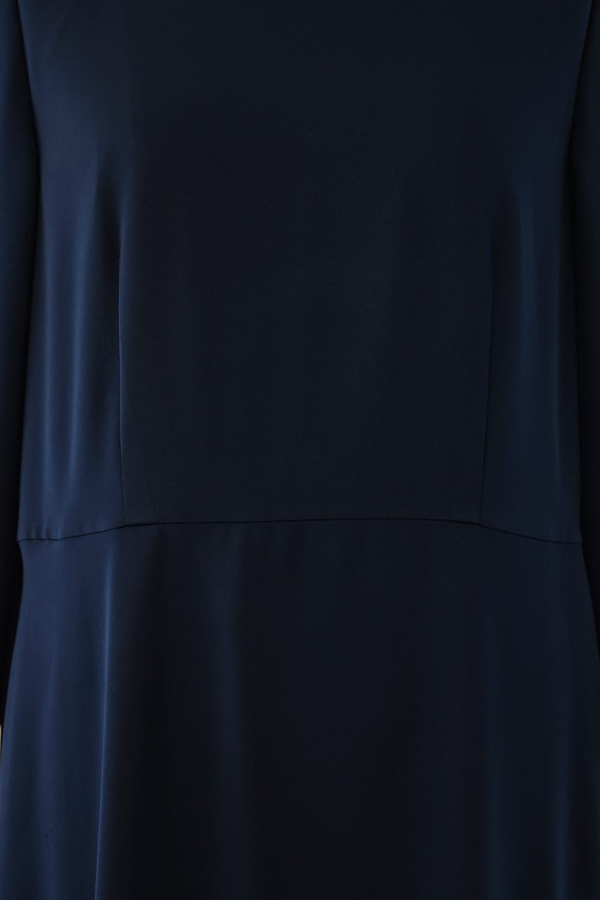 【26FW PRE ORDER】Back flap noble dress NVY 38