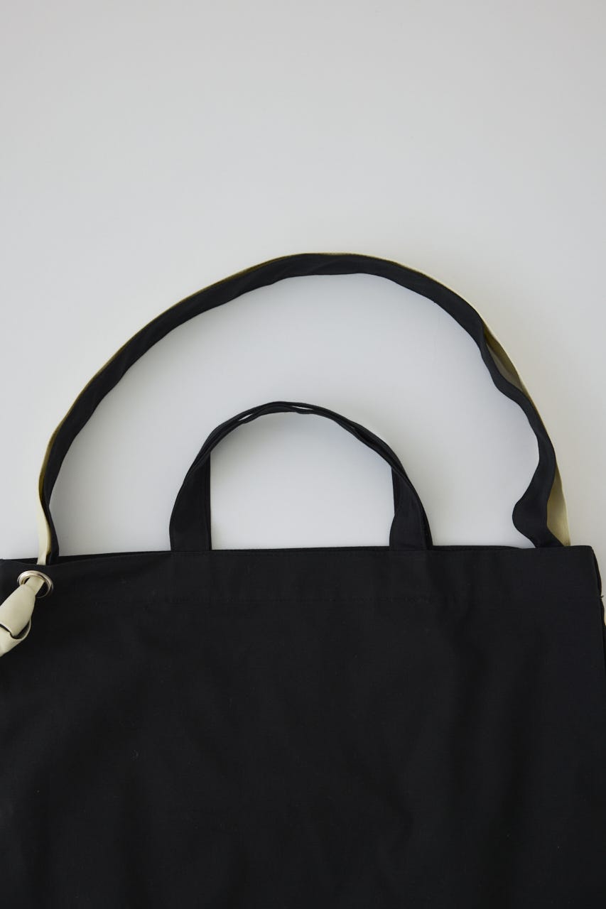 【26FW PRE ORDER】Canvas shoulder bag BLK FREE