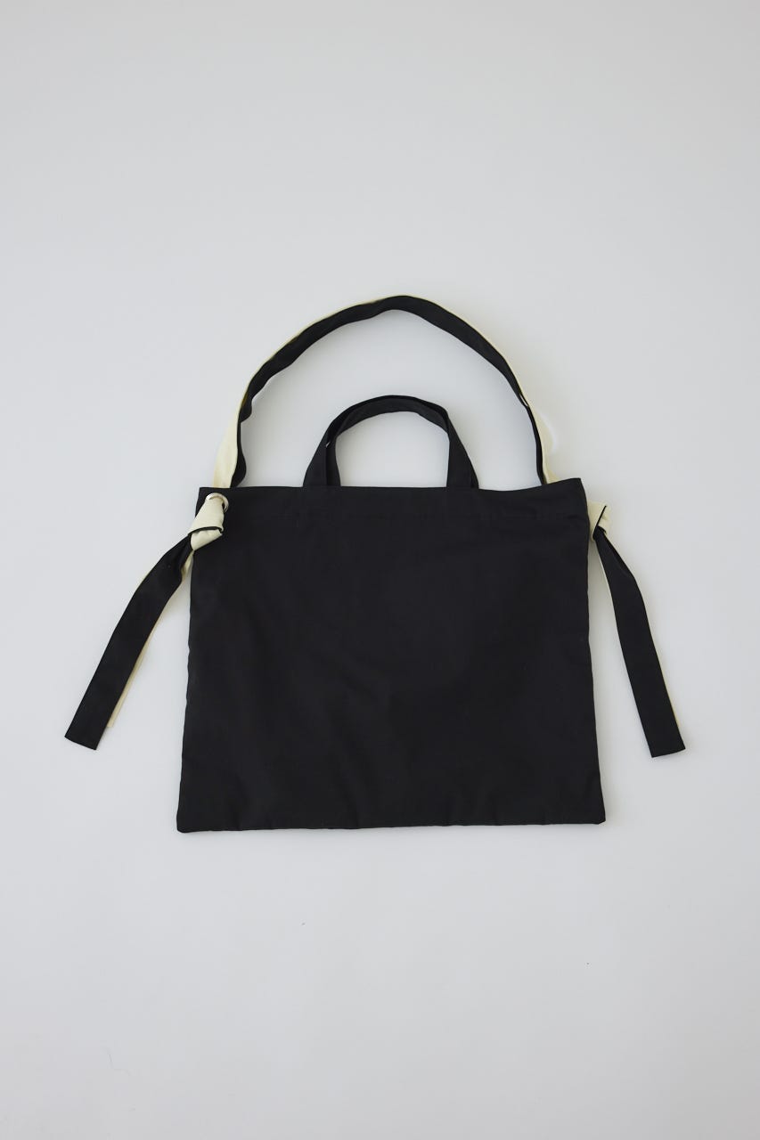 【26FW PRE ORDER】Canvas shoulder bag BLK FREE