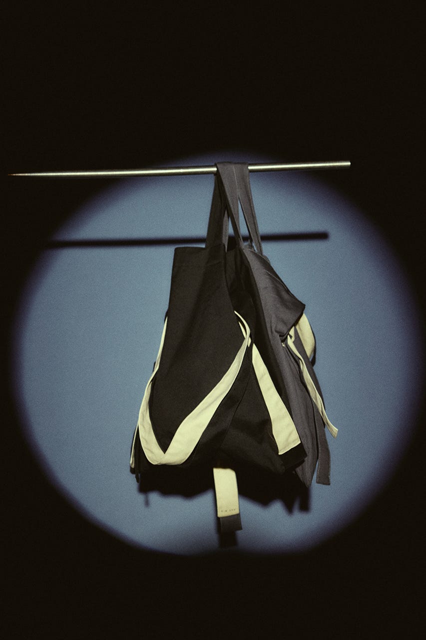 【26FW PRE ORDER】Canvas shoulder bag GRY FREE