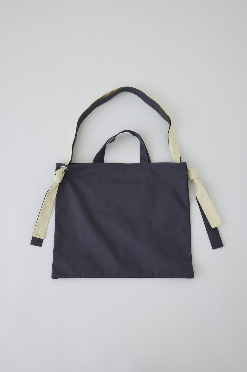 【26FW PRE ORDER】Canvas shoulder bag GRY FREE