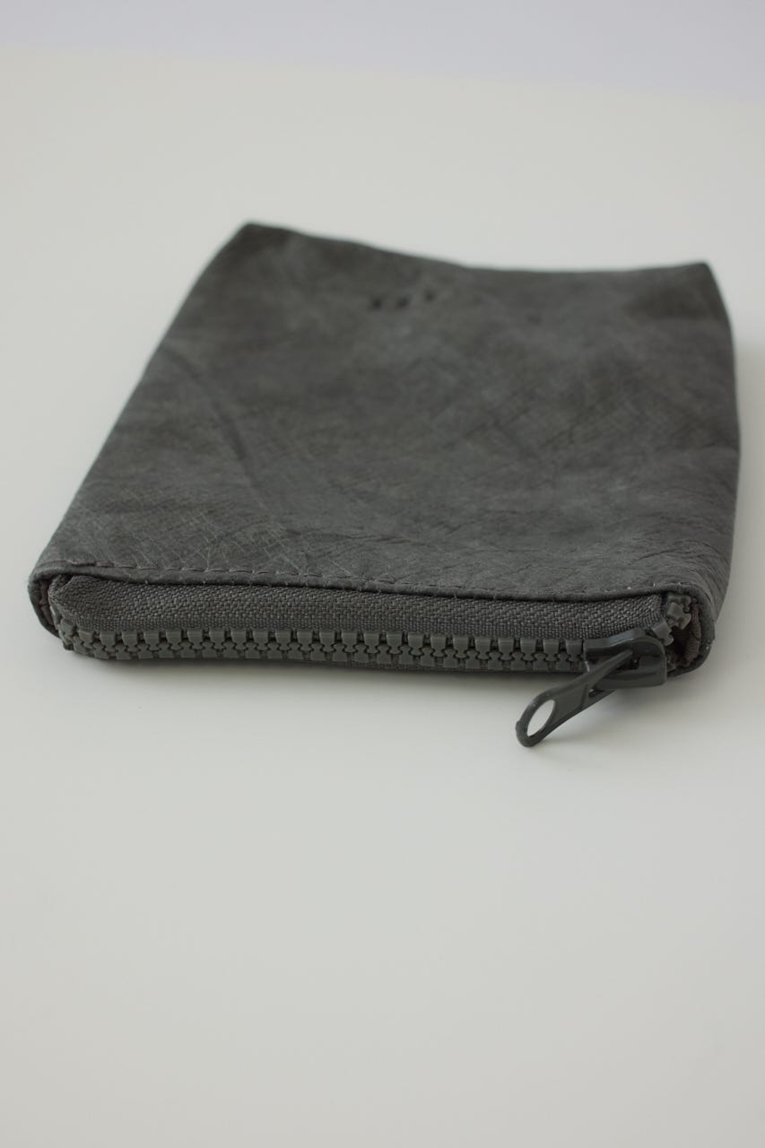 9/16- order start Paper like mini pouch GRY FREE