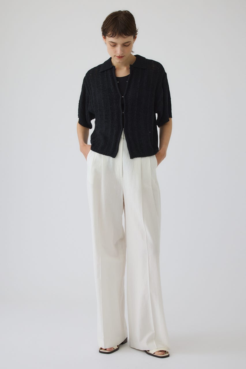 6/17- order start Summer knit shirt BLK FREE