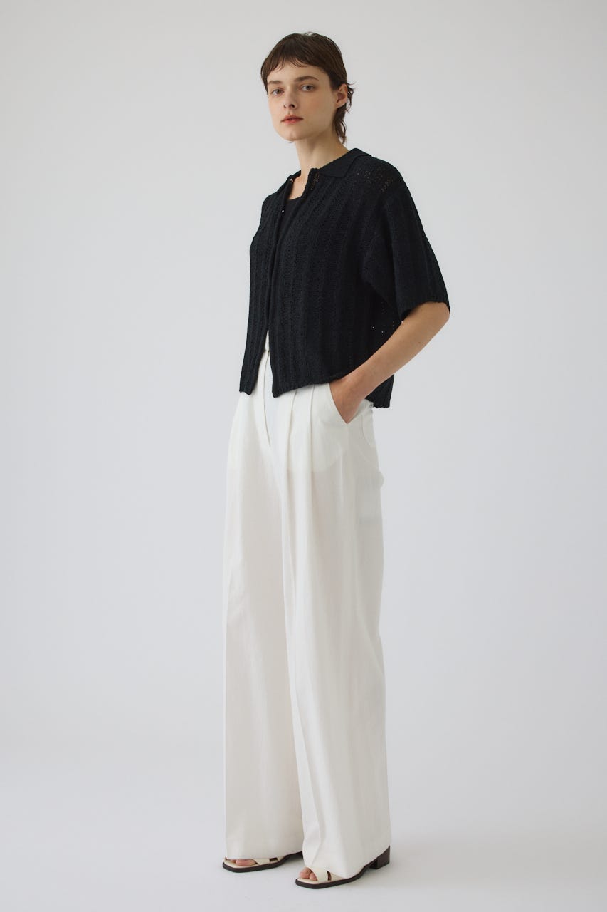 6/17- order start Summer knit shirt BLK FREE