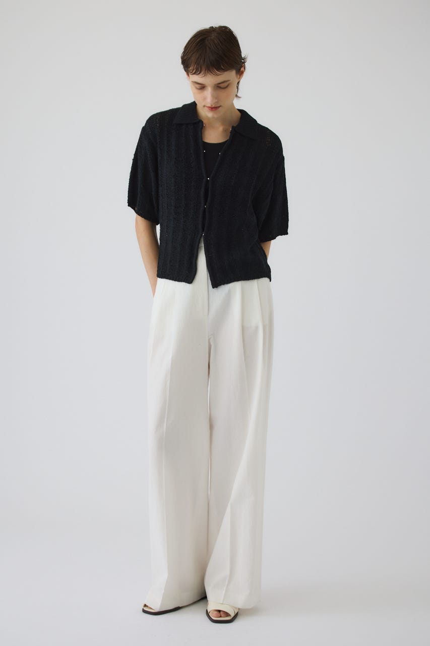 6/17- order start Summer knit shirt BLK FREE