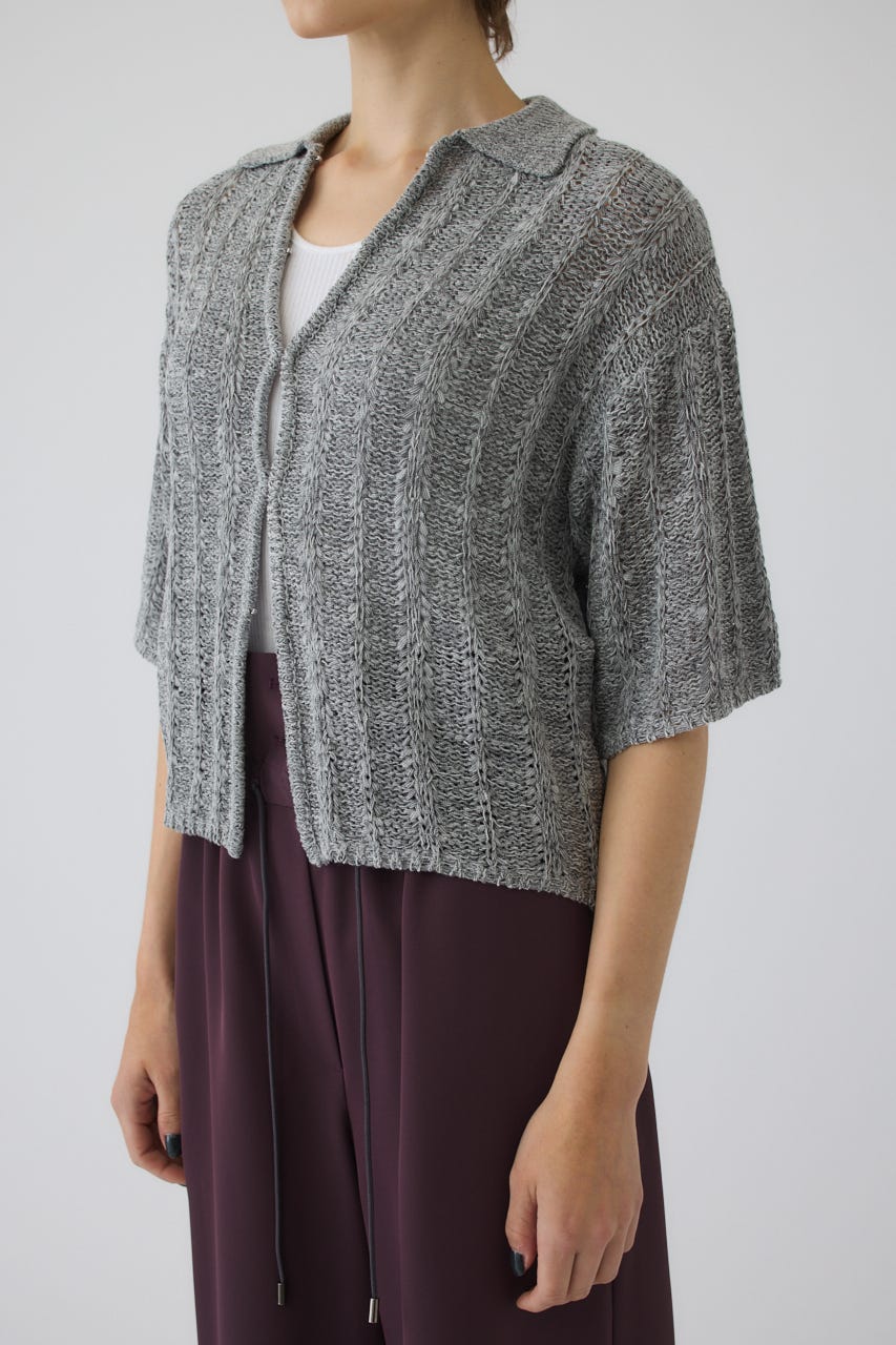 6/17- order start Summer knit shirt GRY FREE