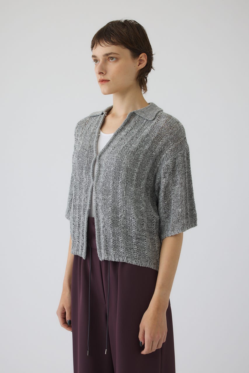 6/17- order start Summer knit shirt GRY FREE
