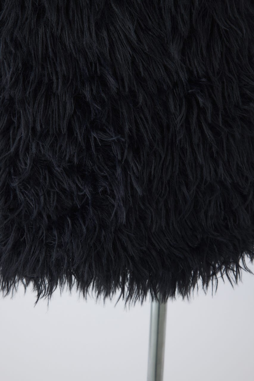 【26FW PRE ORDER】Two tipes over knit vest BLK FREE