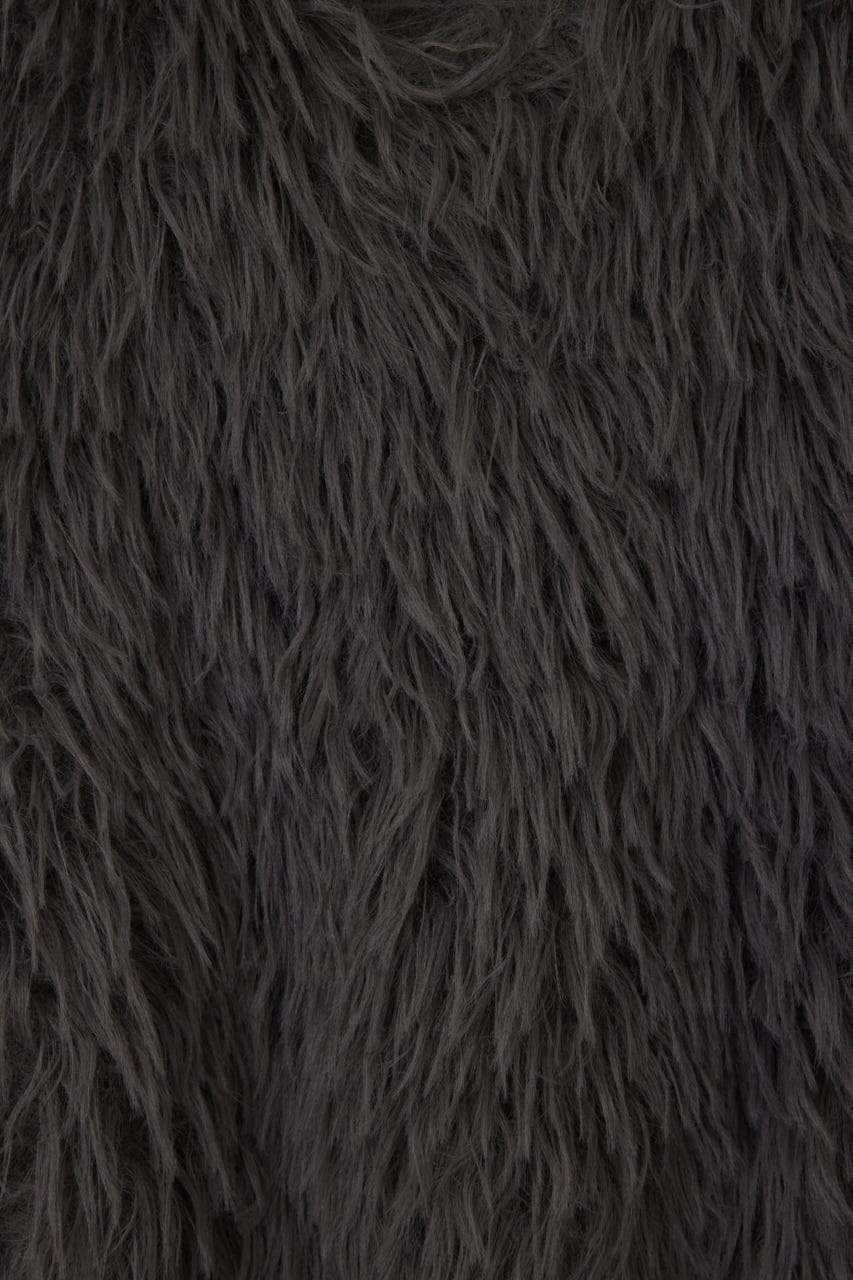 【26FW PRE ORDER】Two tipes over knit vest GRY FREE