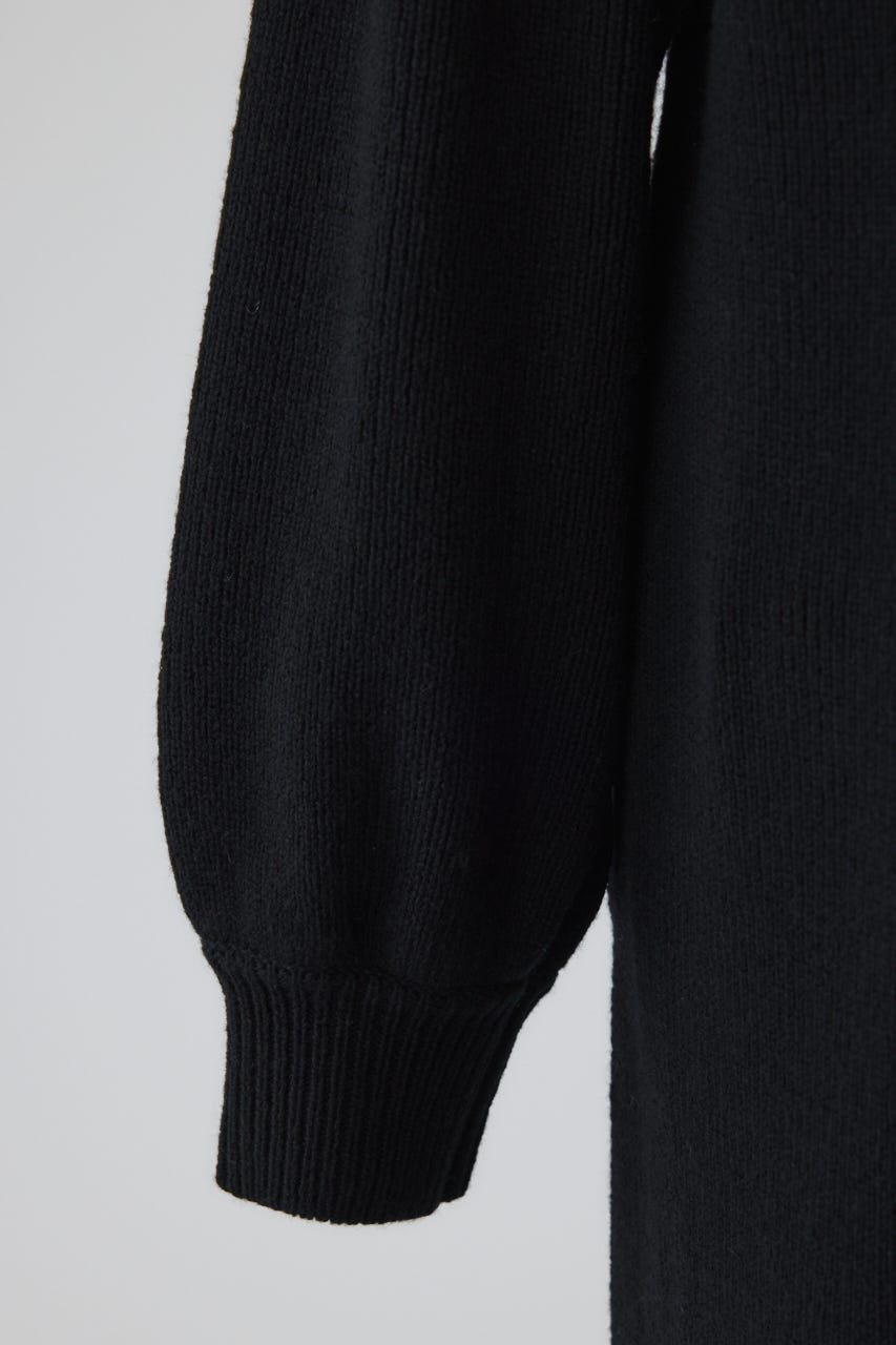 【26FW PRE ORDER】Back long tops BLK FREE