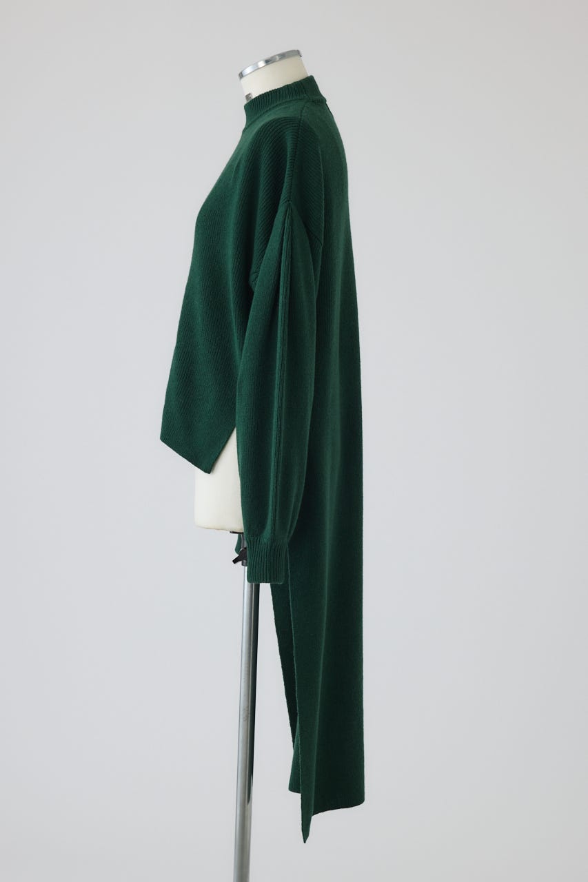 【26FW PRE ORDER】Back long tops GRN FREE