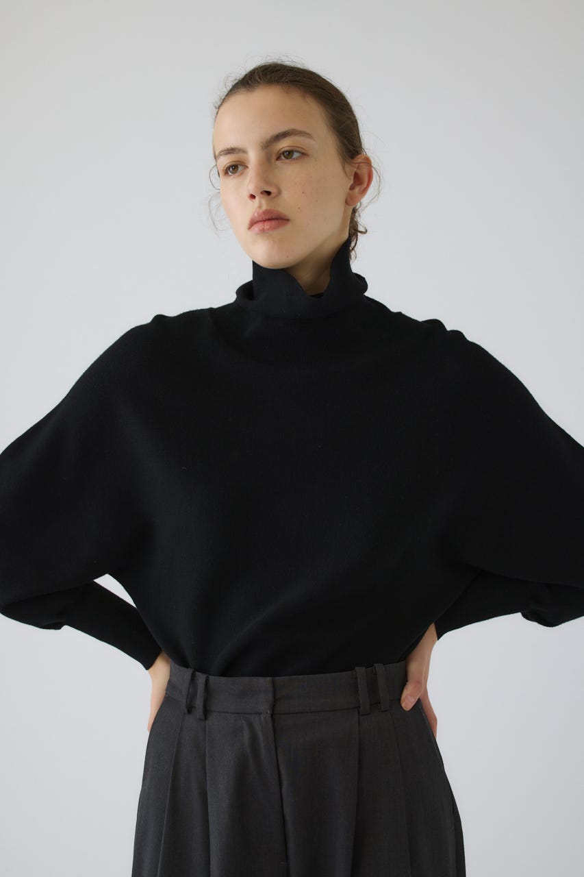 9/2- order start Dolman wide washable knit BLK 38