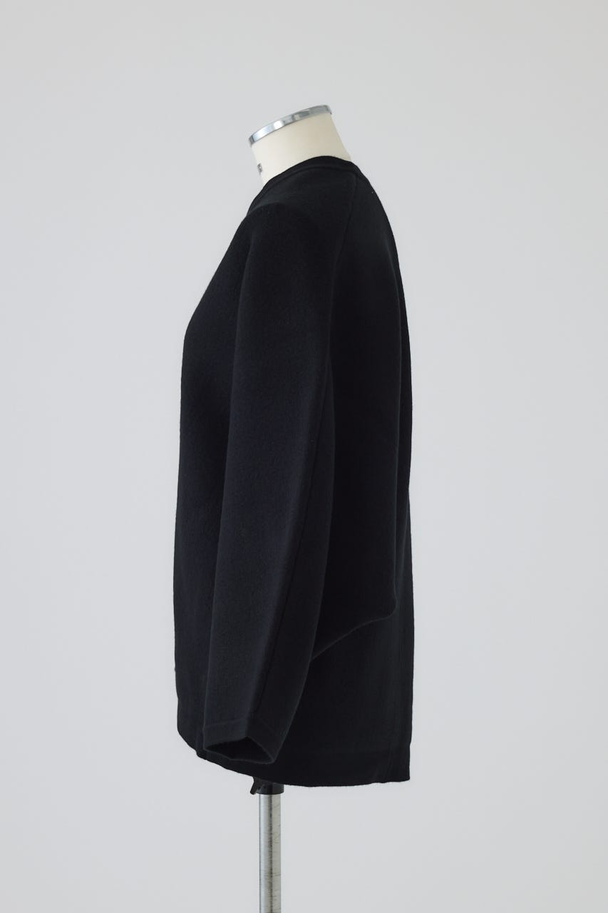 【26FW PRE ORDER】Covered short gown BLK 36