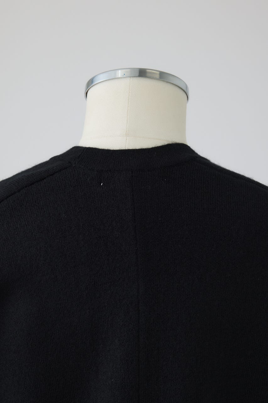 【26FW PRE ORDER】Covered short gown BLK 36