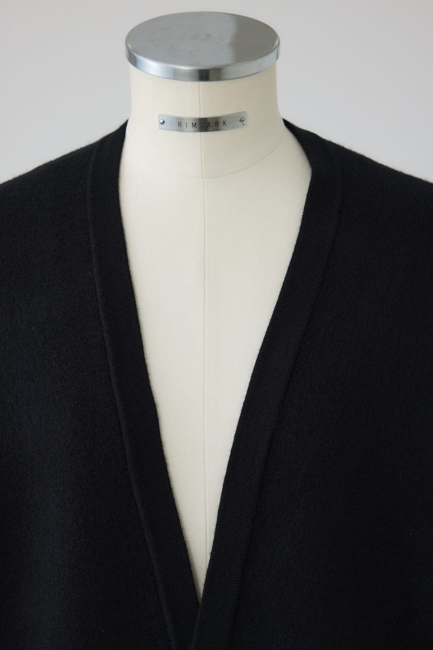 【26FW PRE ORDER】Covered short gown BLK 36