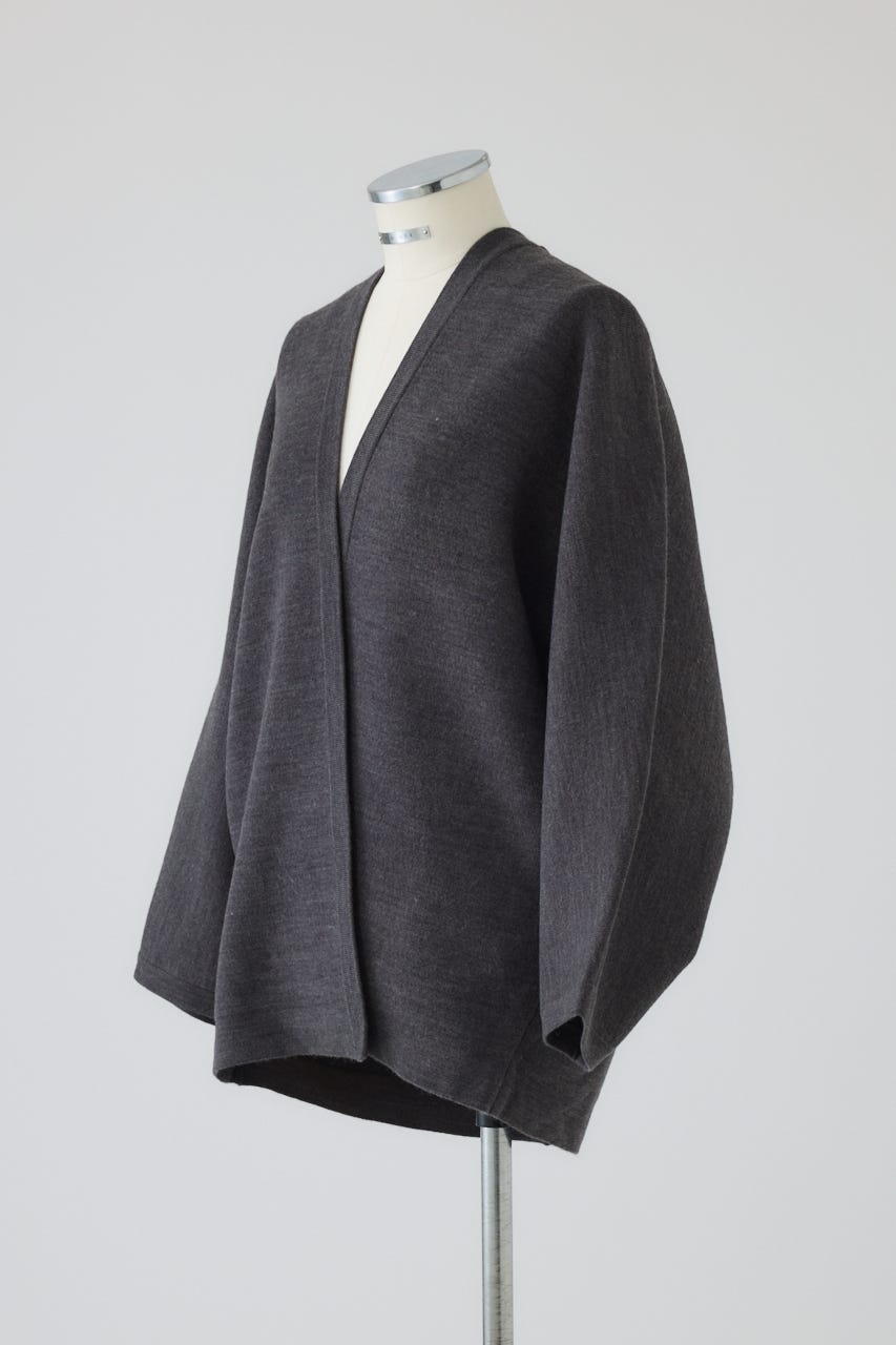 【26FW PRE ORDER】Covered short gown GRY 38