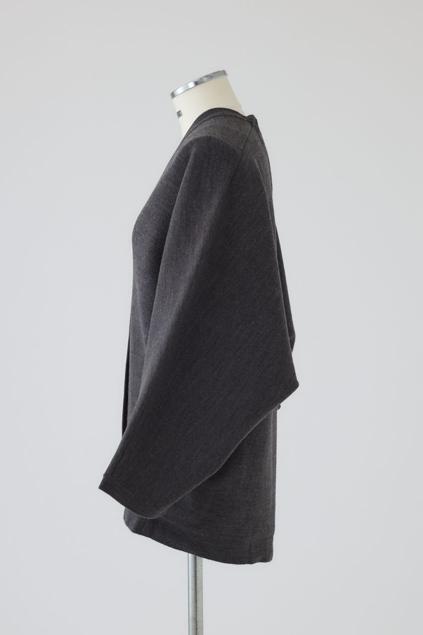 【26FW PRE ORDER】Covered short gown GRY 38