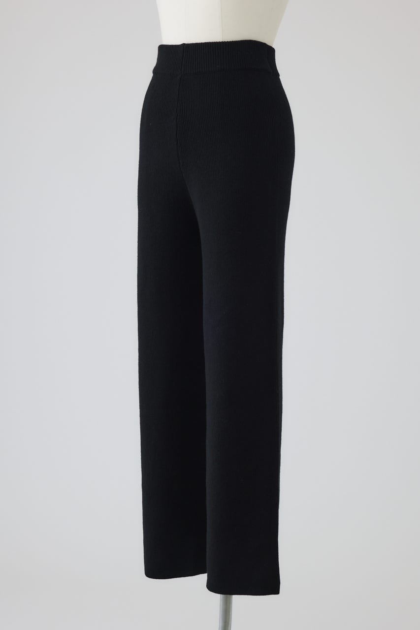 【26FW PRE ORDER】Wide square knit set up BLK 38