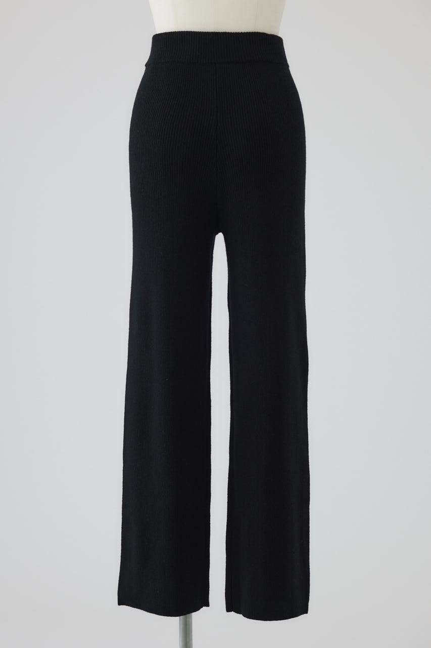 【26FW PRE ORDER】Wide square knit set up BLK 38