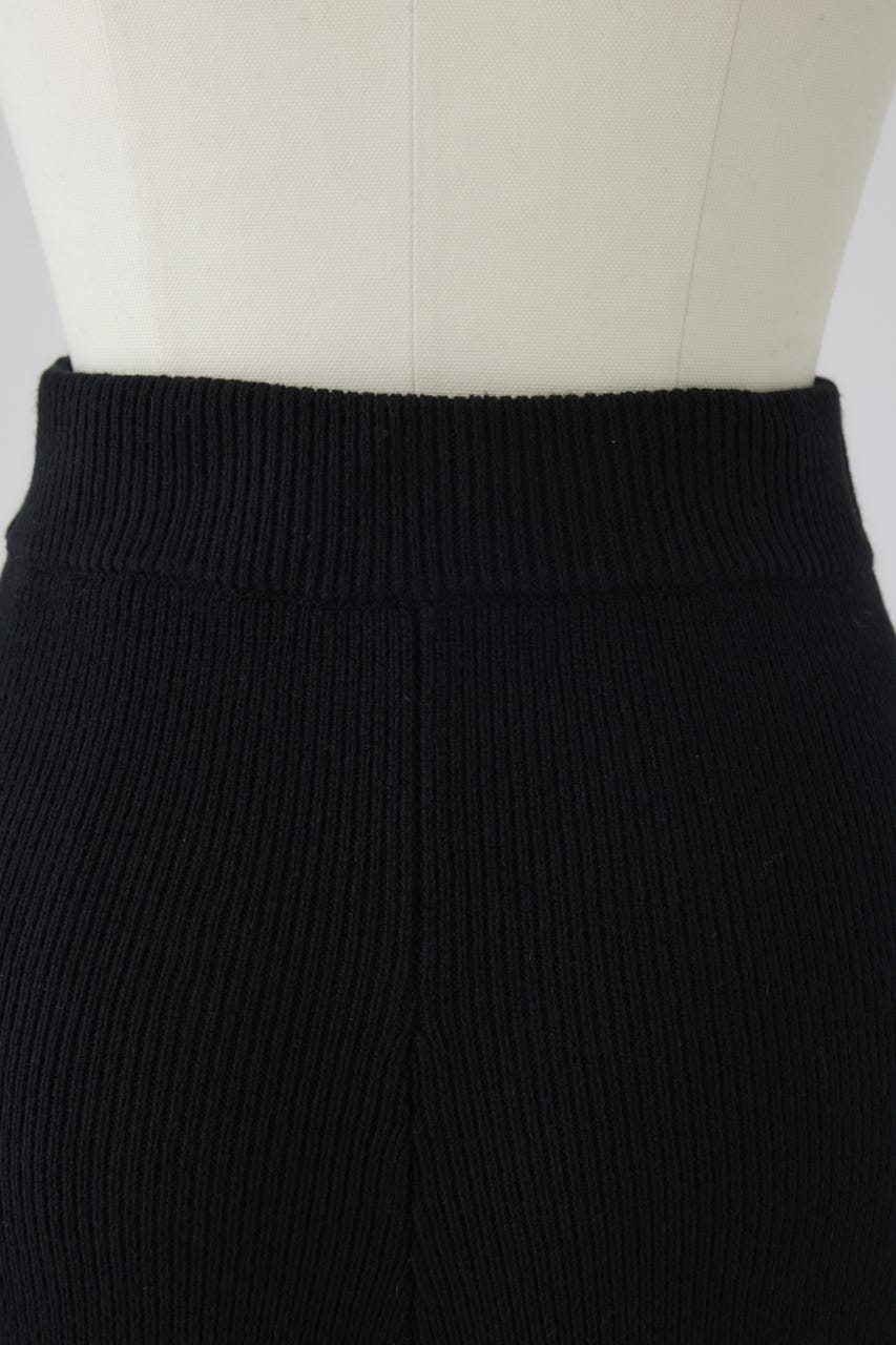 【26FW PRE ORDER】Wide square knit set up BLK 38