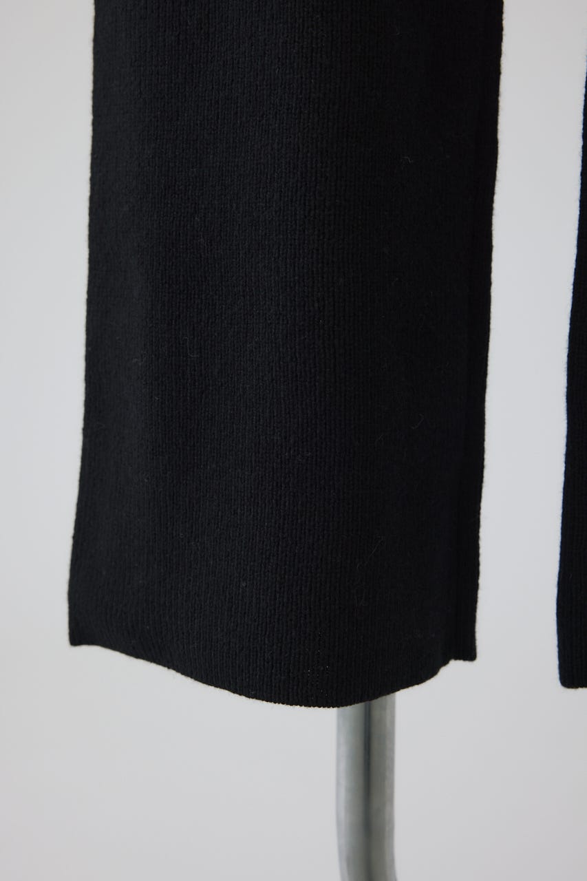 【26FW PRE ORDER】Wide square knit set up BLK 38