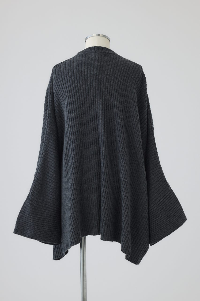 【26FW PRE ORDER】Wide square knit set up GRY 36