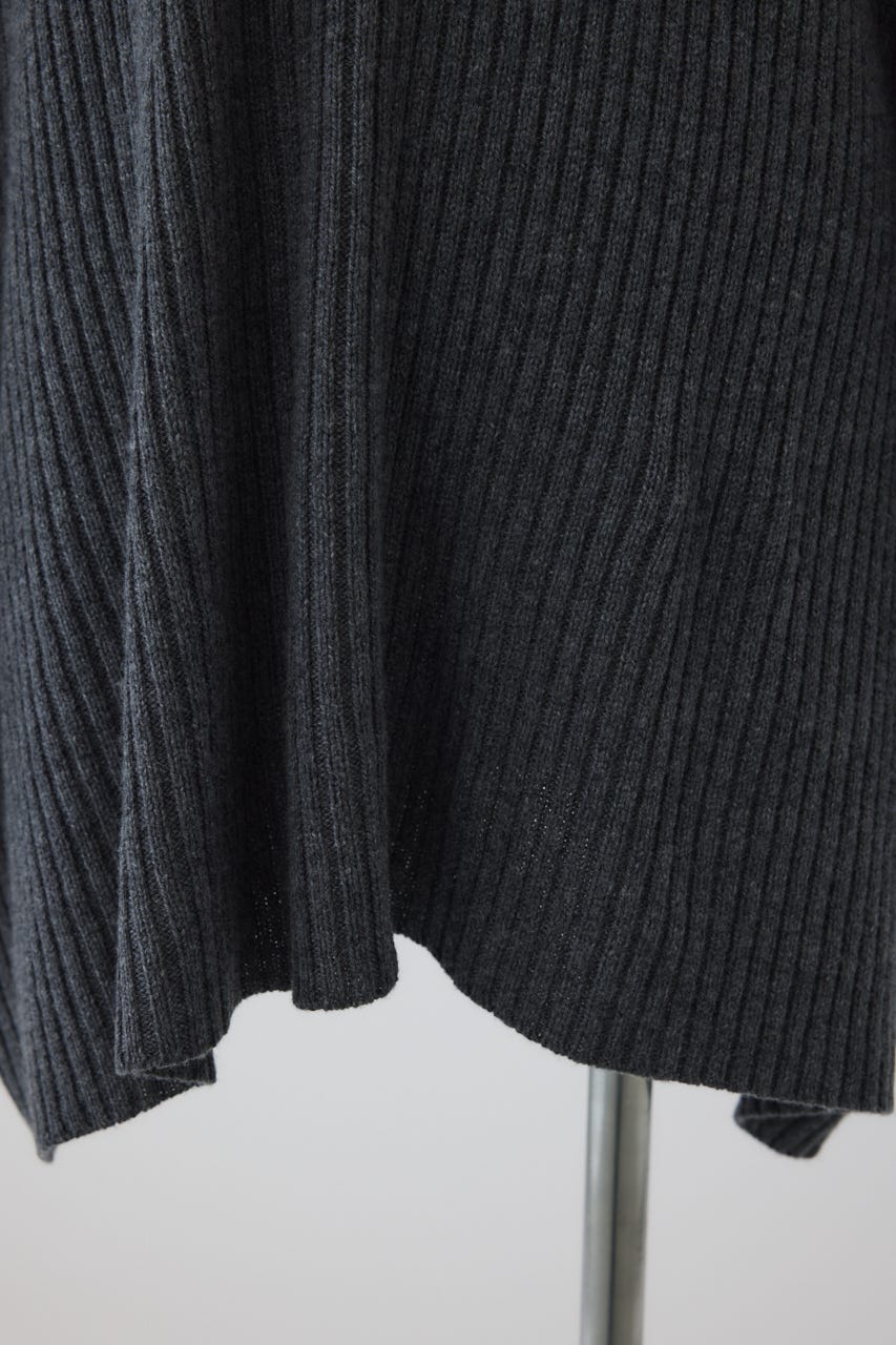 【26FW PRE ORDER】Wide square knit set up GRY 36