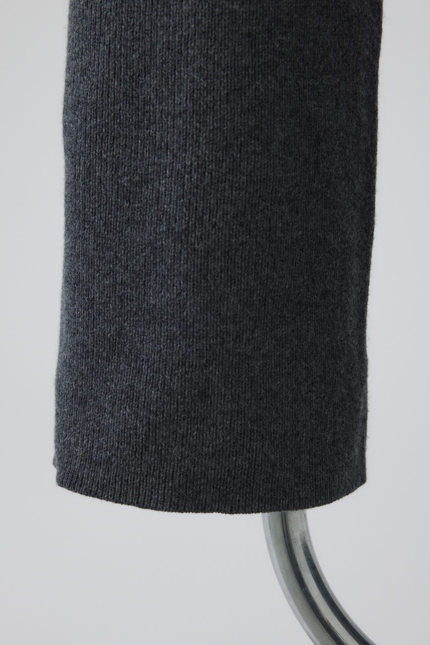 【26FW PRE ORDER】Wide square knit set up GRY 36