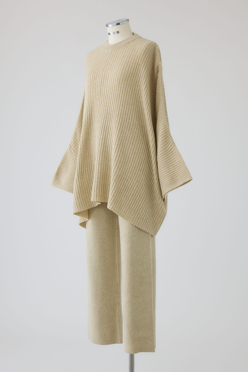 【26FW PRE ORDER】Wide square knit set up IVOY 36