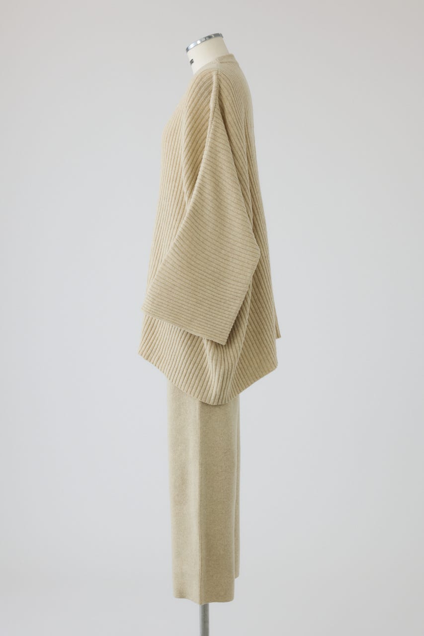 【26FW PRE ORDER】Wide square knit set up IVOY 36