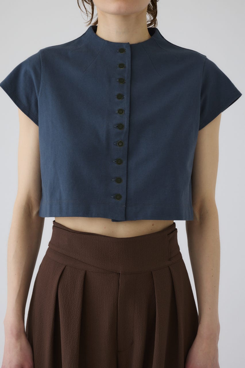 6/5- order start Neck darts cut tops D/BLU 36