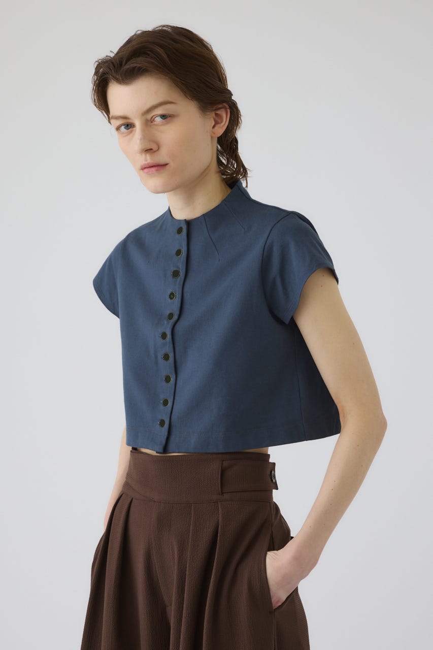 6/5- order start Neck darts cut tops D/BLU 36