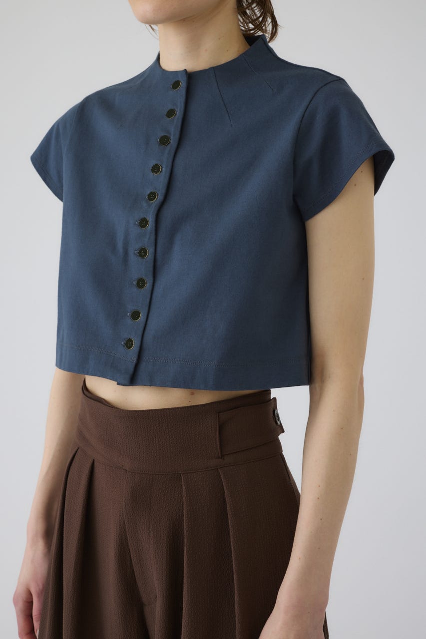 6/5- order start Neck darts cut tops D/BLU 36