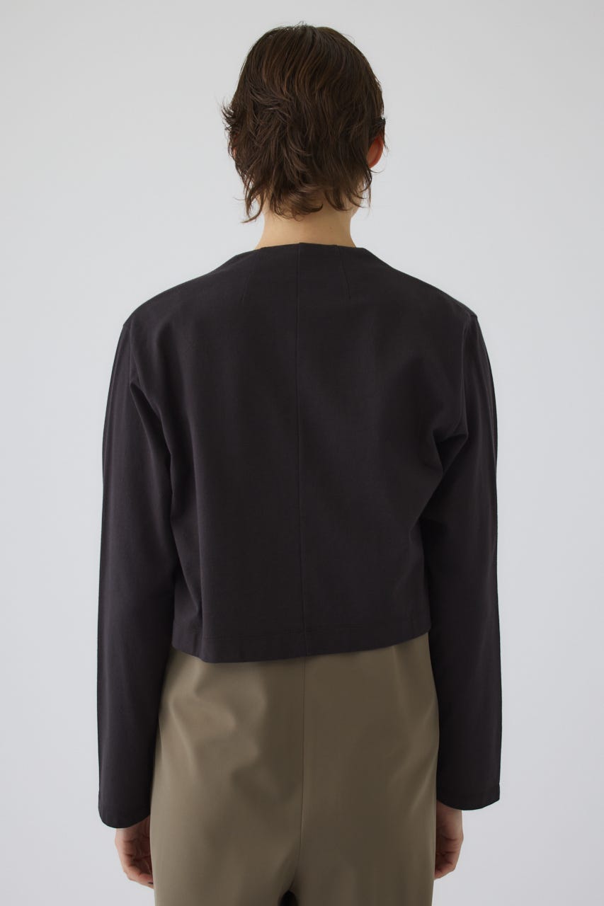 Neck darts cut long T/SH BRN FREE