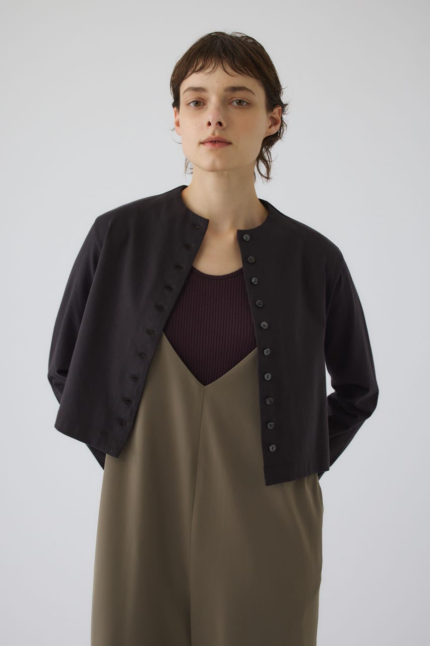 Neck darts cut long T/SH BRN FREE