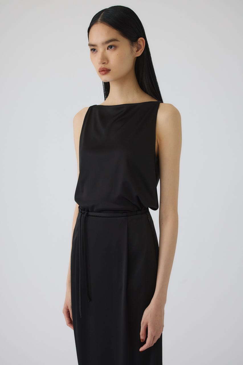 7/1- order start Triacetate satin tops BLK FREE