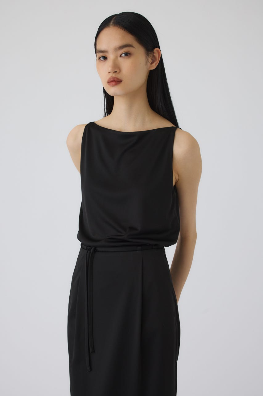 7/1- order start Triacetate satin tops BLK FREE