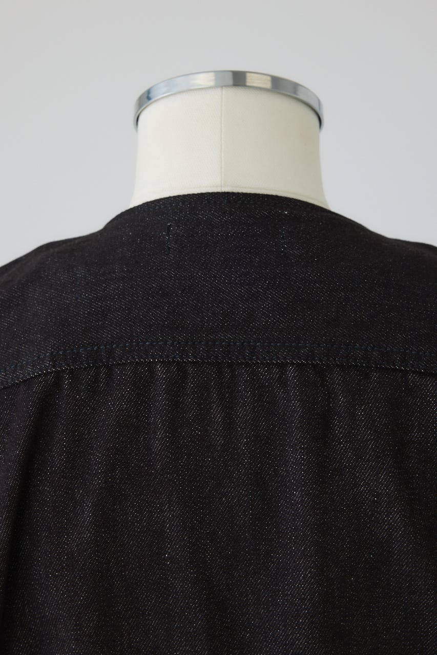 【26FW PRE ORDER】Denim jumpsuit BLK 38
