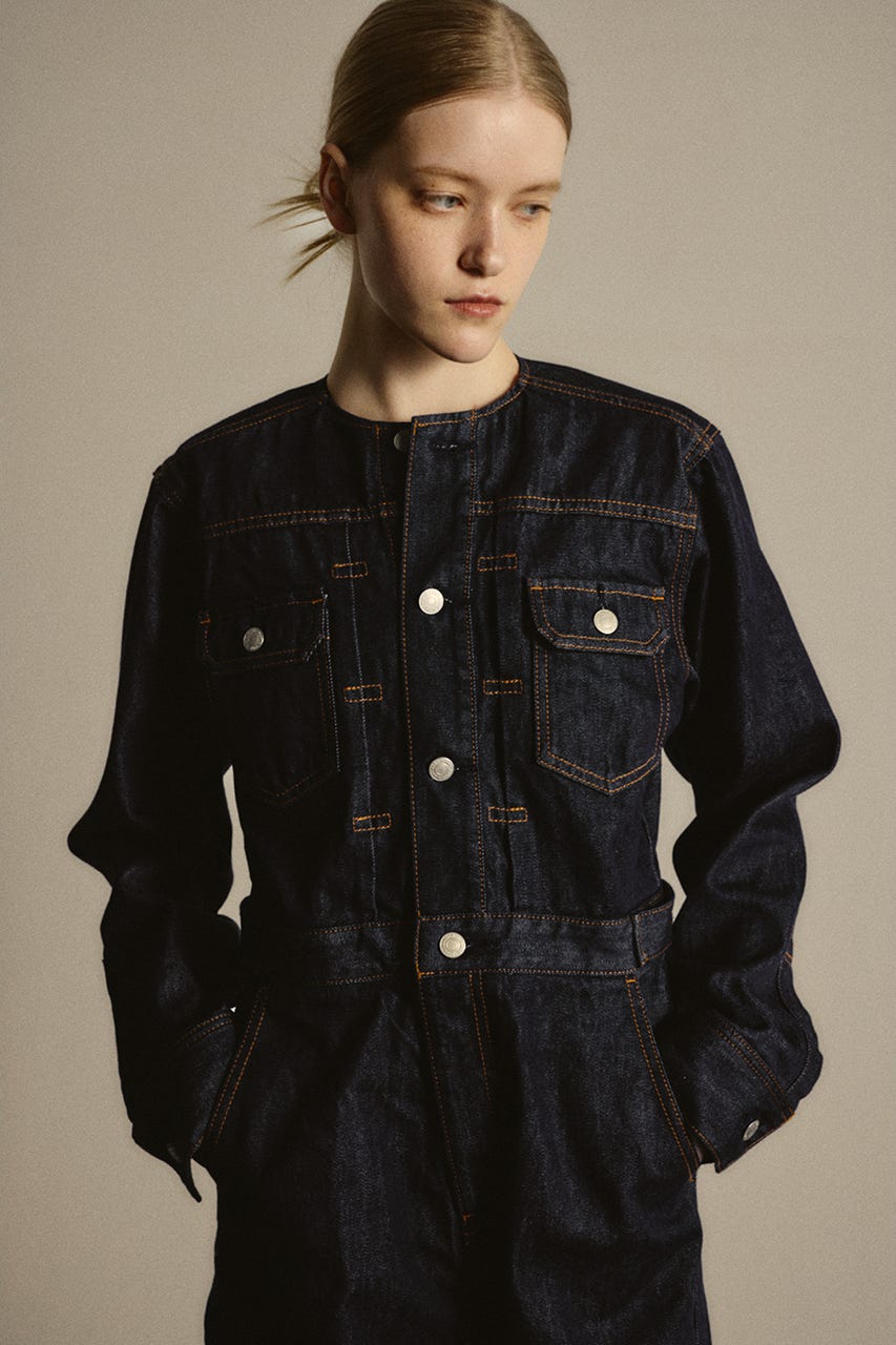 【26FW PRE ORDER】Denim jumpsuit IDG 36