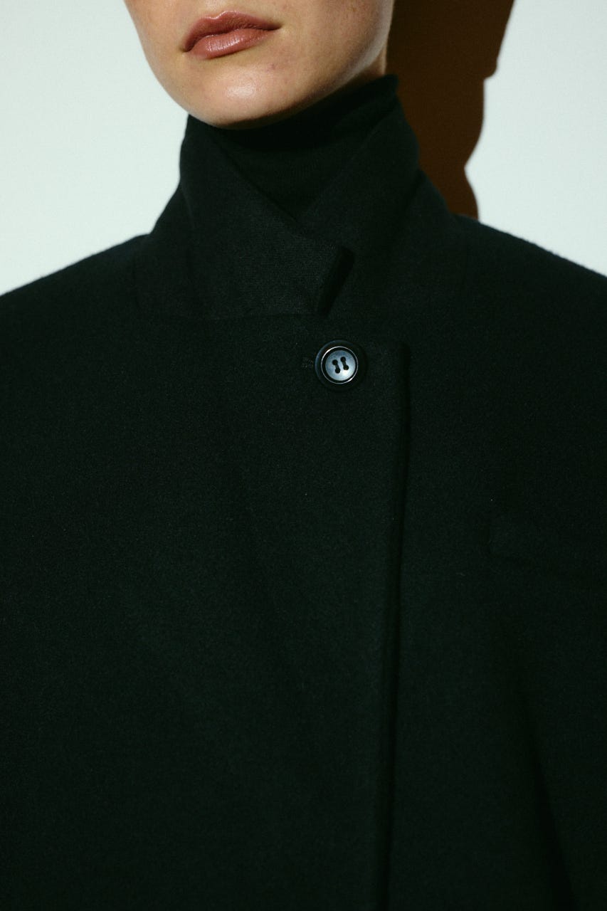 【26FW OUTER PRE ORDER】Oversized wool tailored CT BLK 38