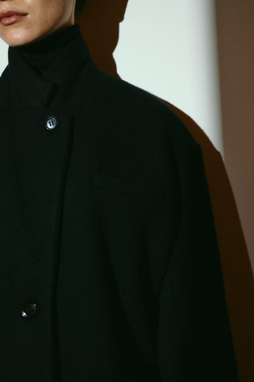 【26FW OUTER PRE ORDER】Oversized wool tailored CT BLK 38